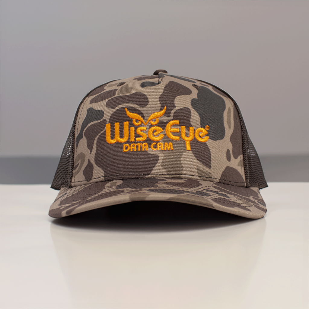 WiseEye Camo Hat - Wise Eye Data Cam