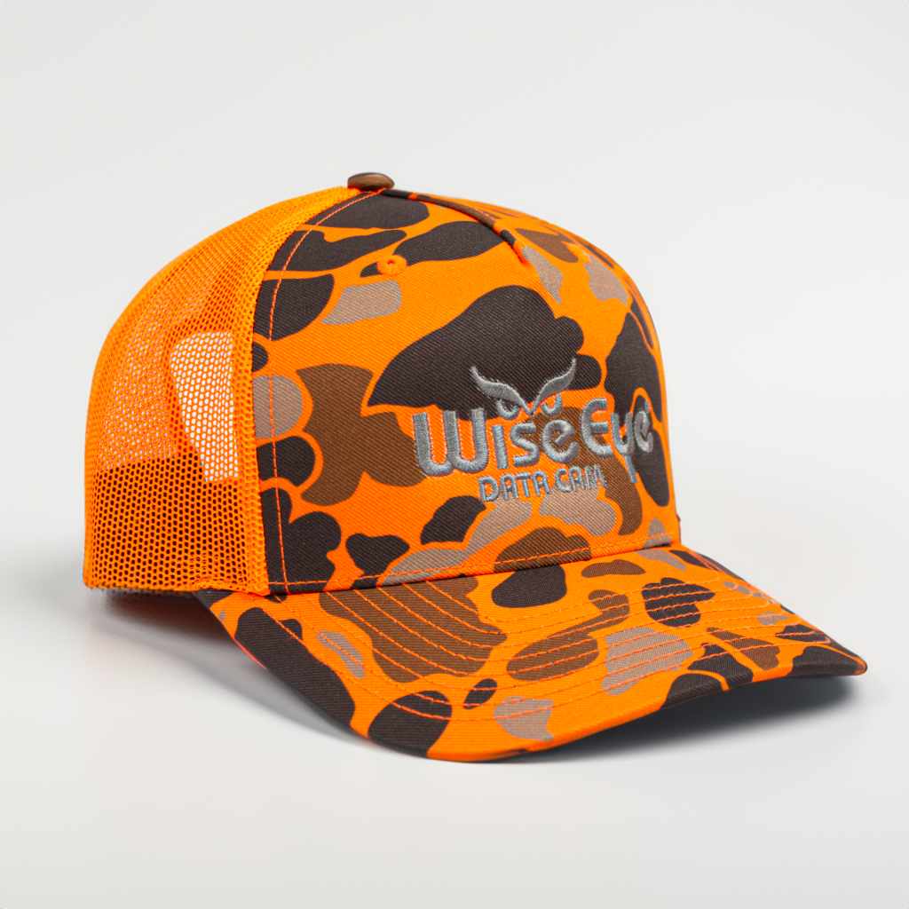 WiseEye Camo Hat - Wise Eye Data Cam